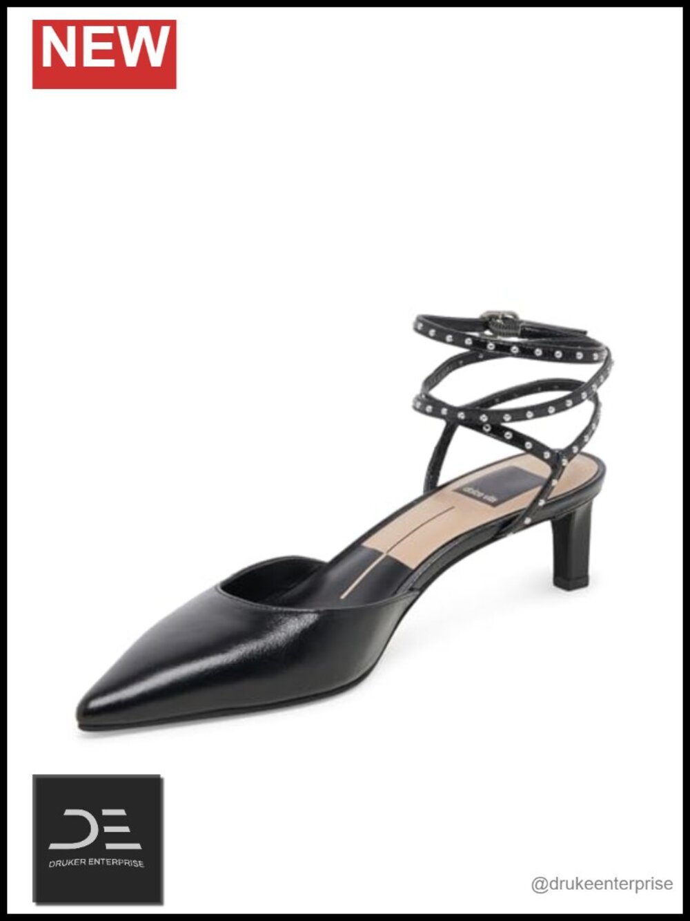 Dolce Vita Loklyn Stud Kitten Heel Pump Leather